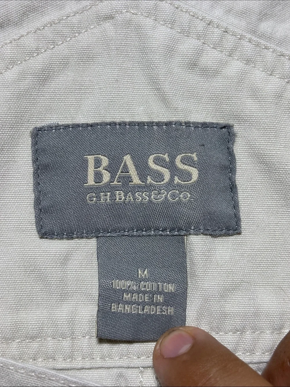 GH Bass & Co Women cream Shortalls overall  SizeM  Adjustable Straps Pockets(18)